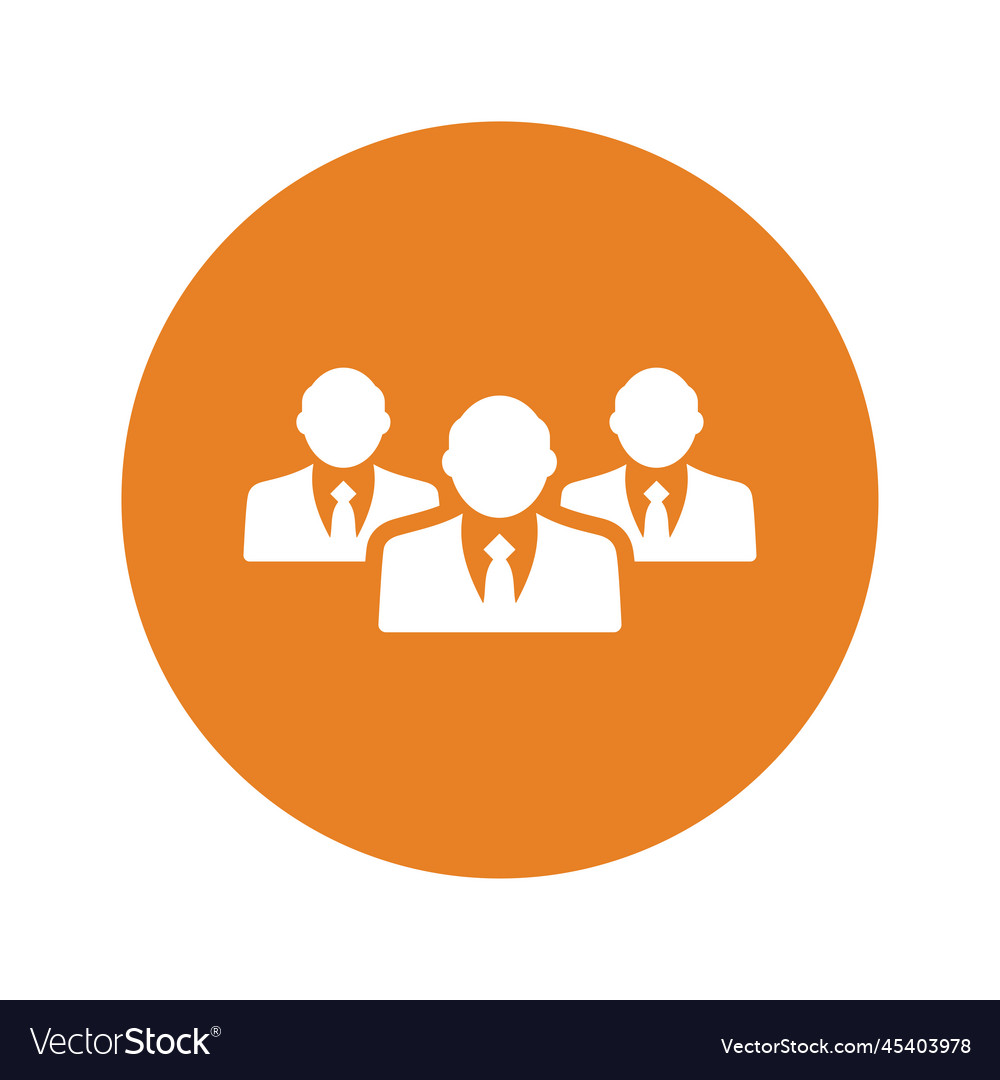 Group Leader Icon Royalty Free Vector Image - Vectorstock