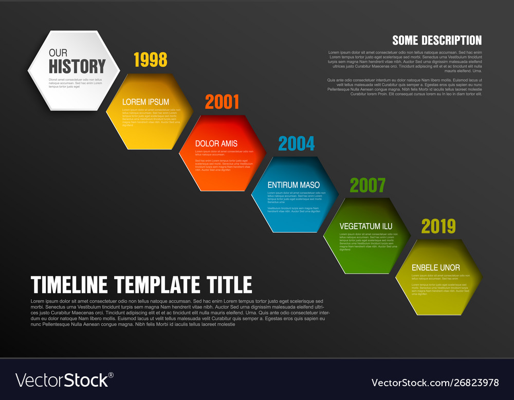 Infographic timeline template