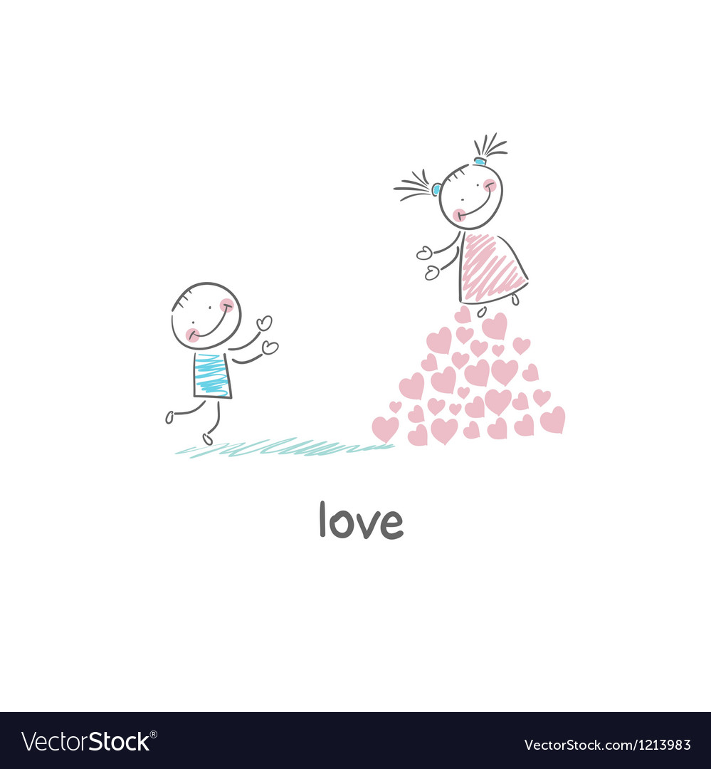 Lovers Royalty Free Vector Image - VectorStock