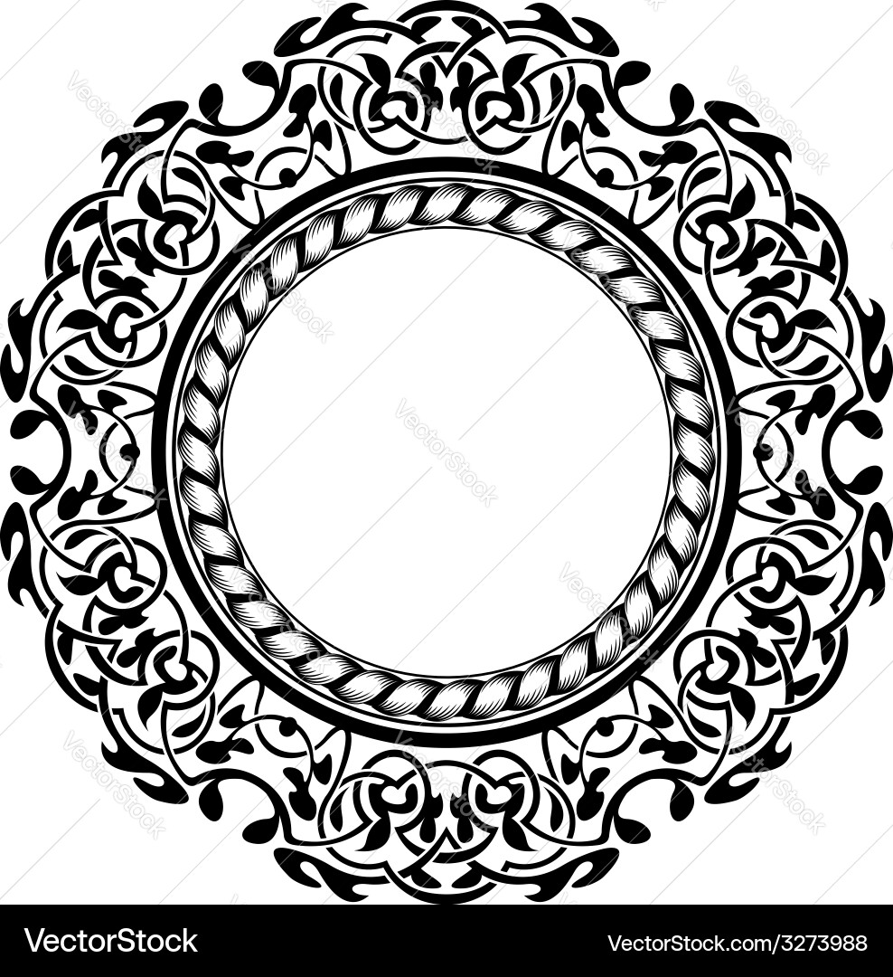 Black frame Royalty Free Vector Image - VectorStock