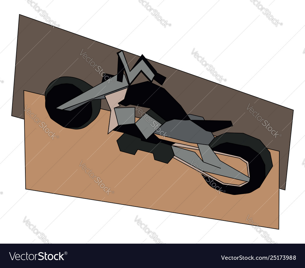 Clipart a motorbike or color