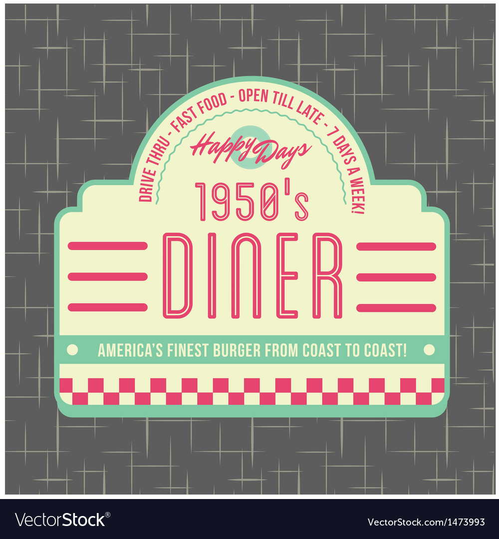 1950s Diner Style Logo Design