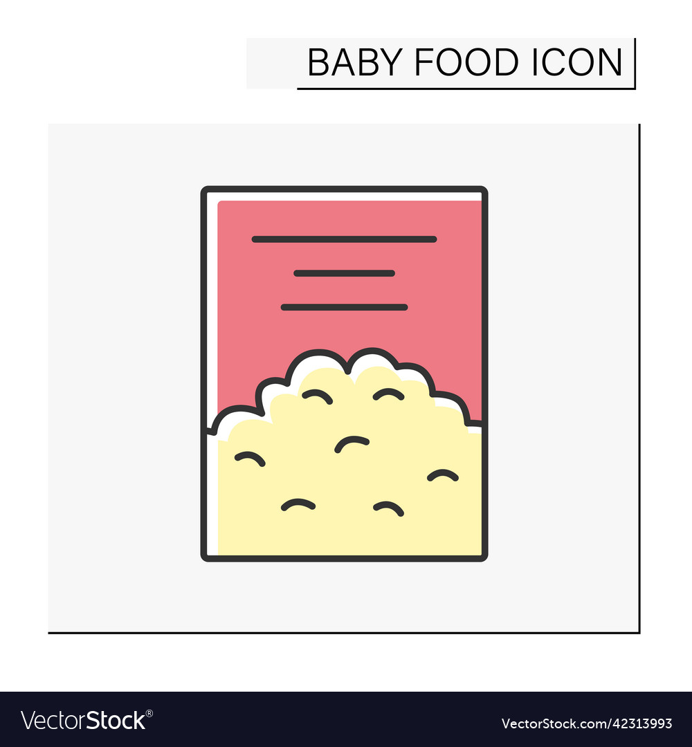 Children nutrition color icon