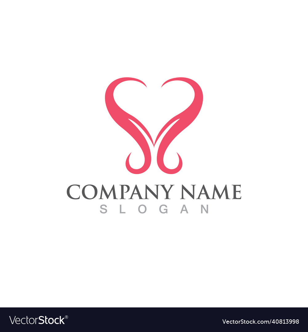 Beauty love design Royalty Free Vector Image - VectorStock