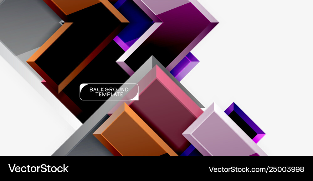 Glossy arrows background Royalty Free Vector Image