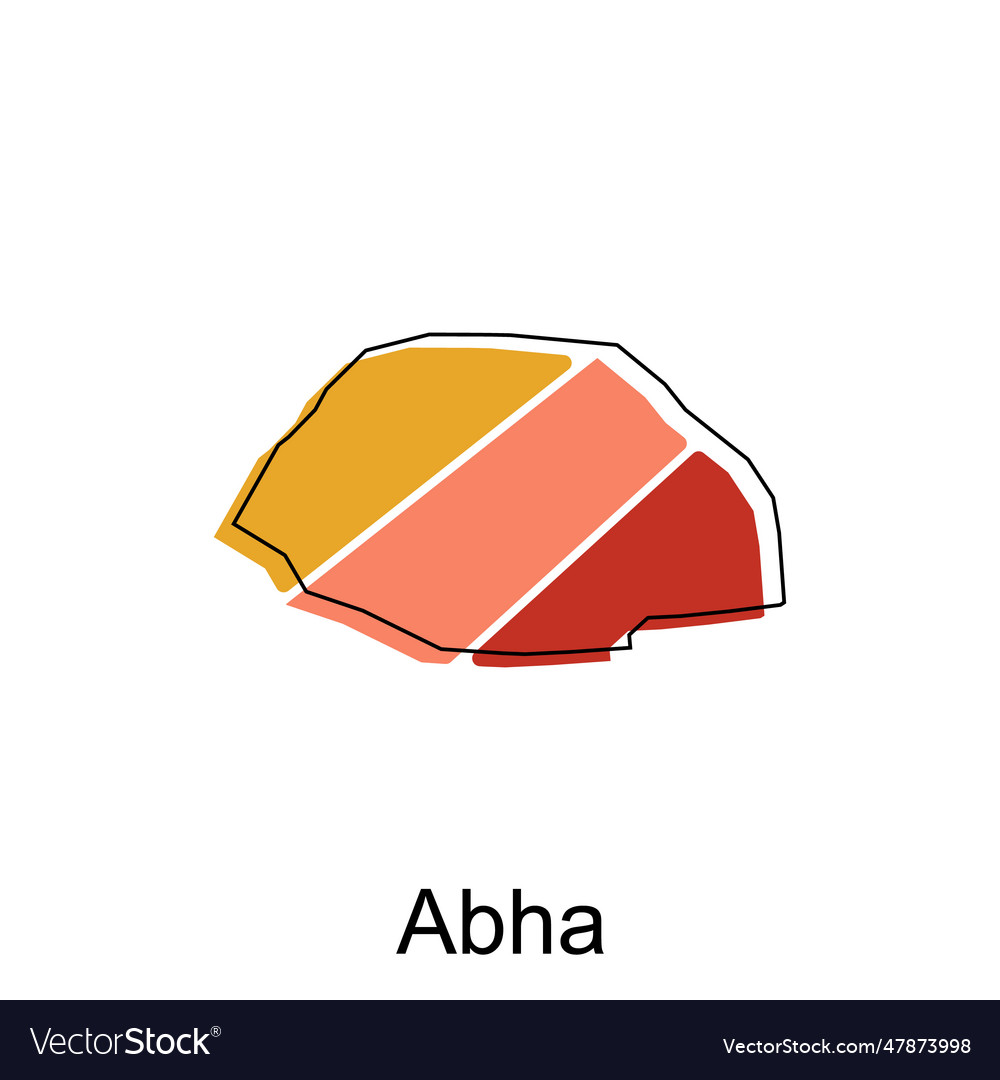 Map of abha design template world