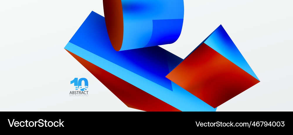 3d abstract background shapes triangle Royalty Free Vector