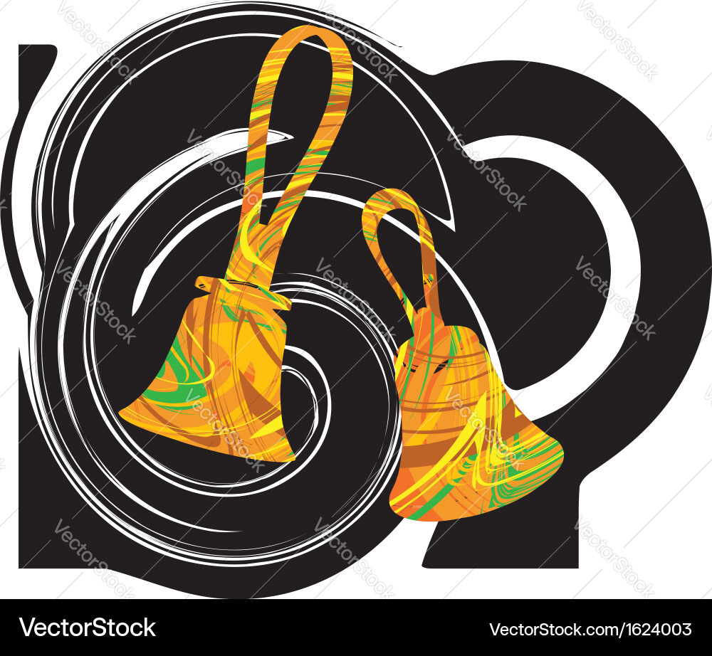 Abstract bells Royalty Free Vector Image - VectorStock