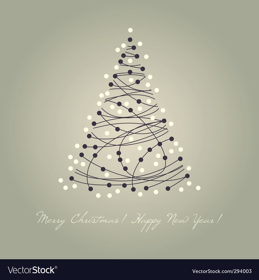 Christmas tree Royalty Free Vector Image - VectorStock