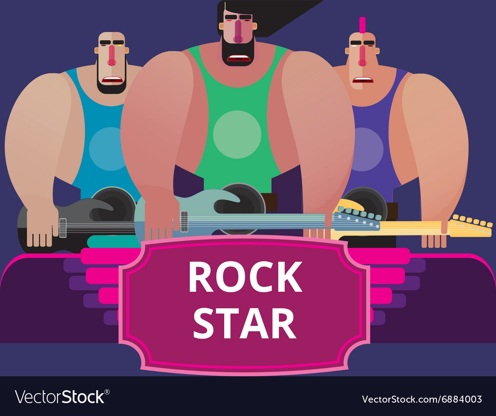 Rock band Royalty Free Vector Image - VectorStock