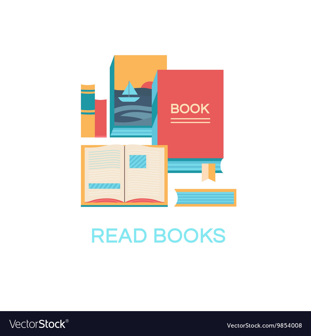 Books Royalty Free Vector Image - VectorStock