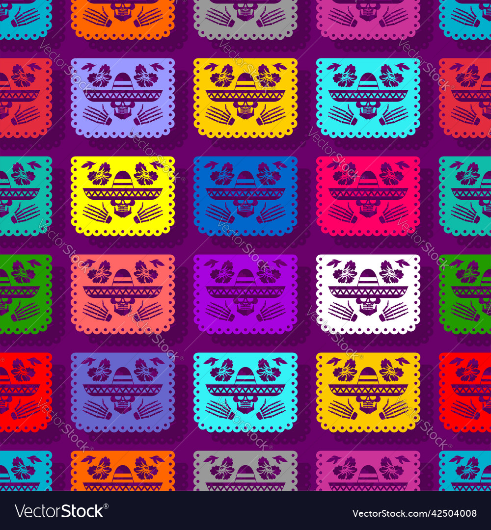 Day of the dead pattern seamless dia de muertos