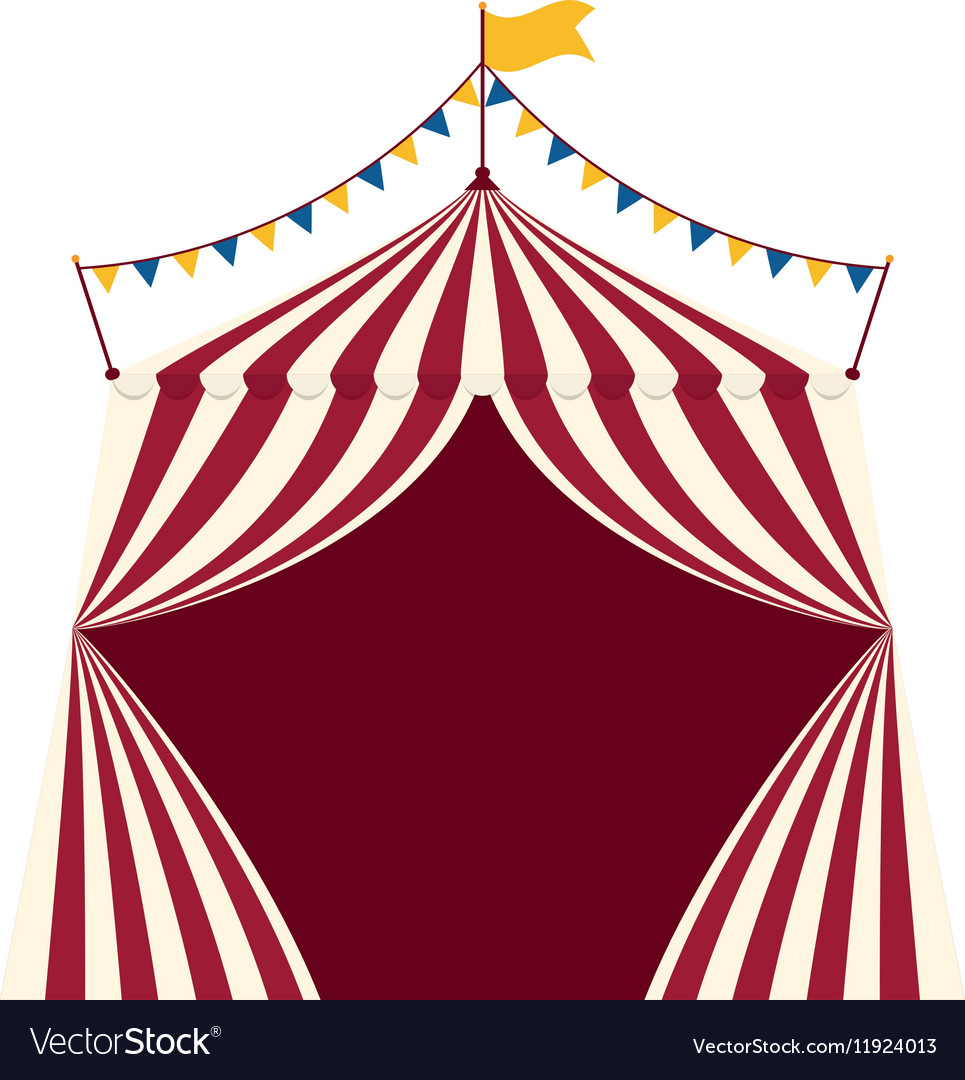 Circus Tent Festival Royalty Free Vector Image