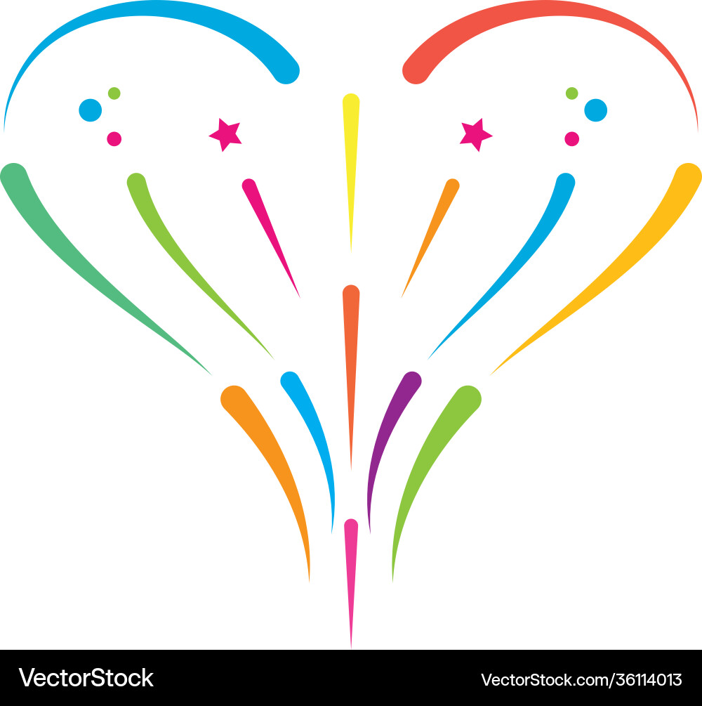 Firework icon design Royalty Free Vector Image