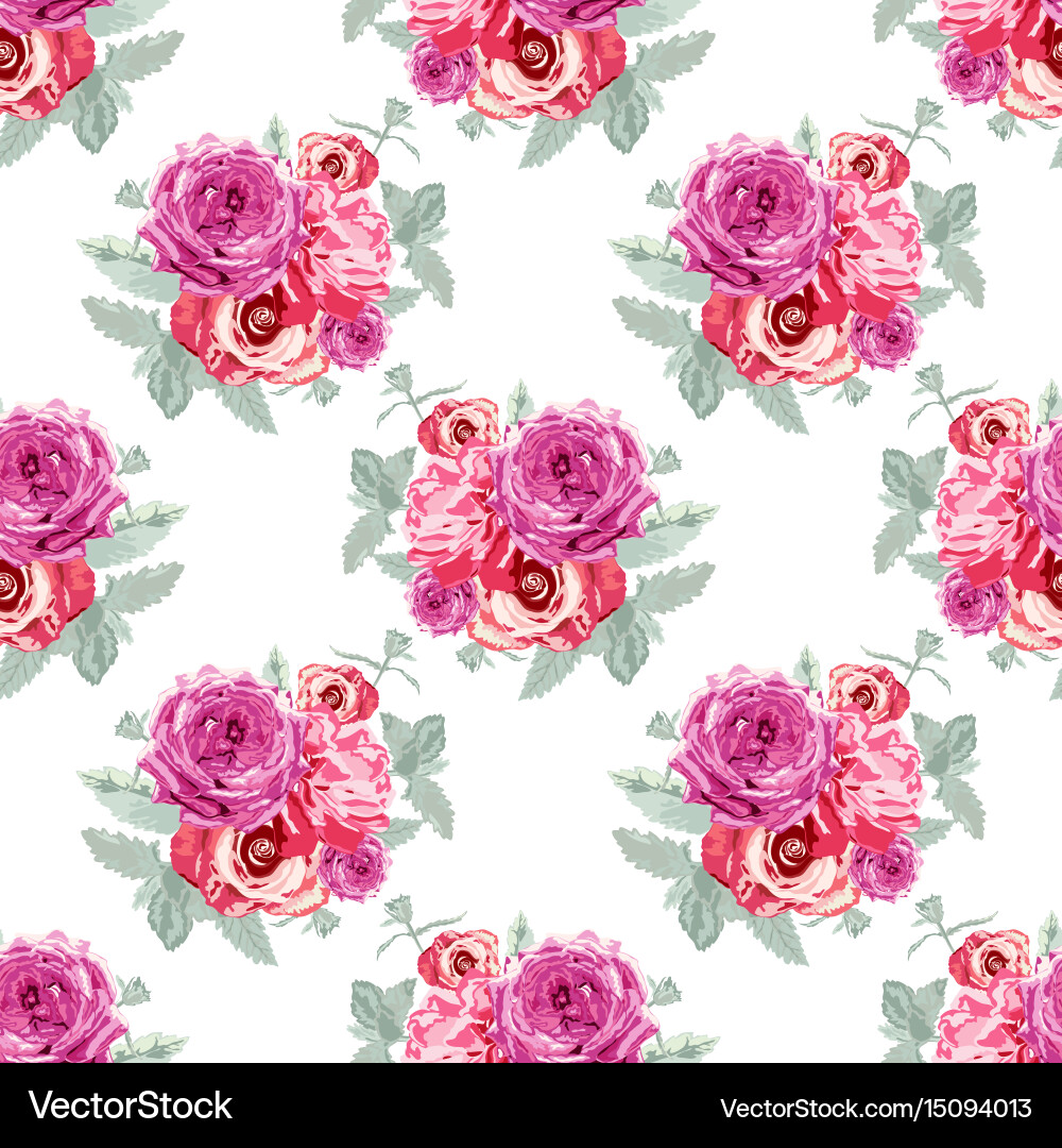Floral seamless pattern Royalty Free Vector Image