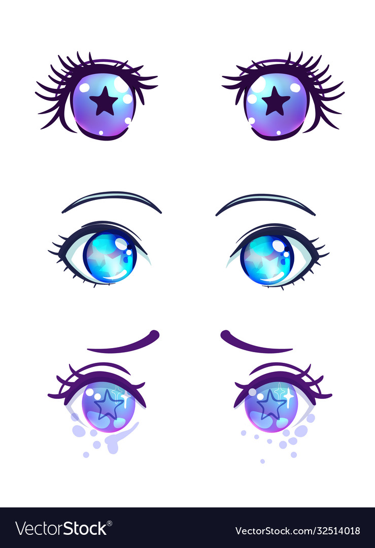 Eye Expression PNG Image, Anime Expression Eyes, Eyes Clipart, Quadratic  Element, Expression PNG Image For Free Download