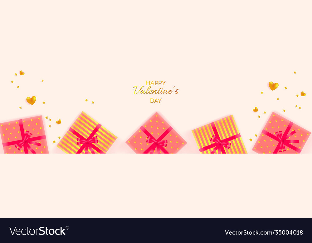 Festive composition with gift boxes