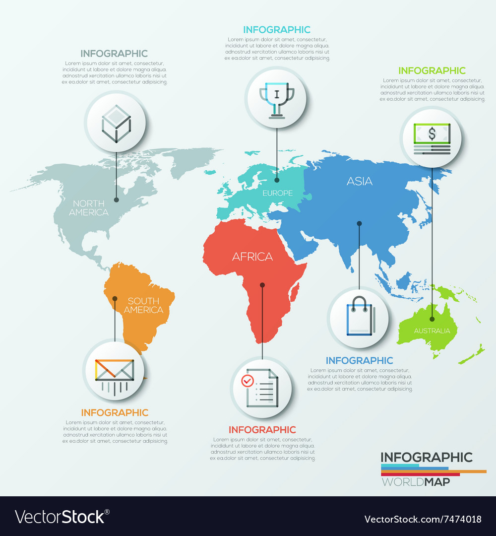 Карта для инфографики