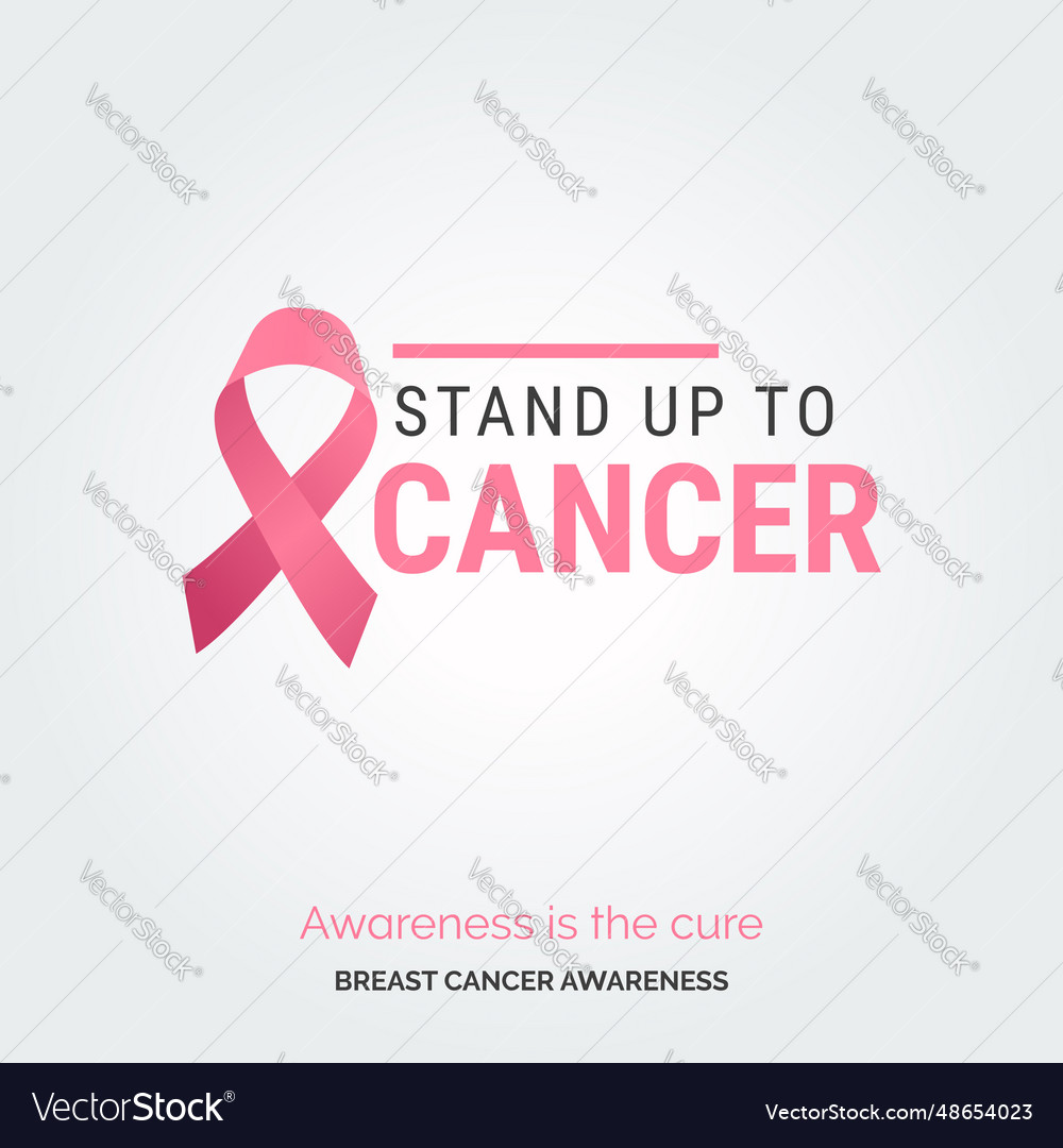 Empower educate endure pink awareness design Vector Image