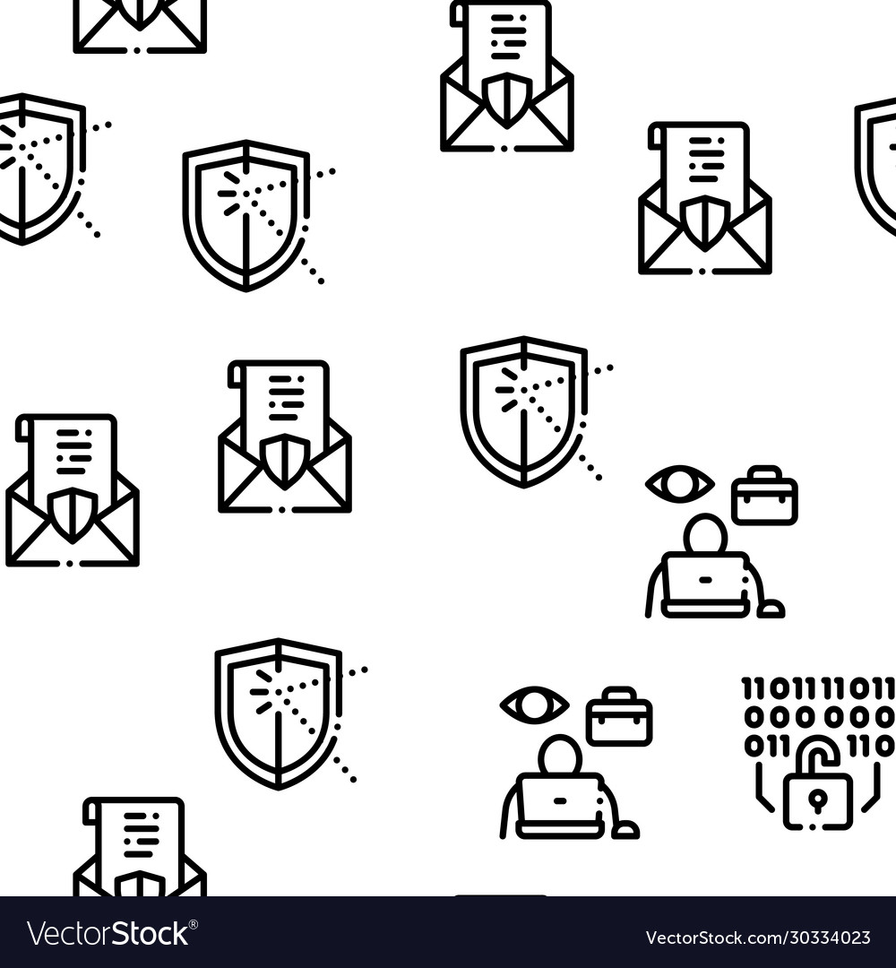 Pentesting software seamless pattern