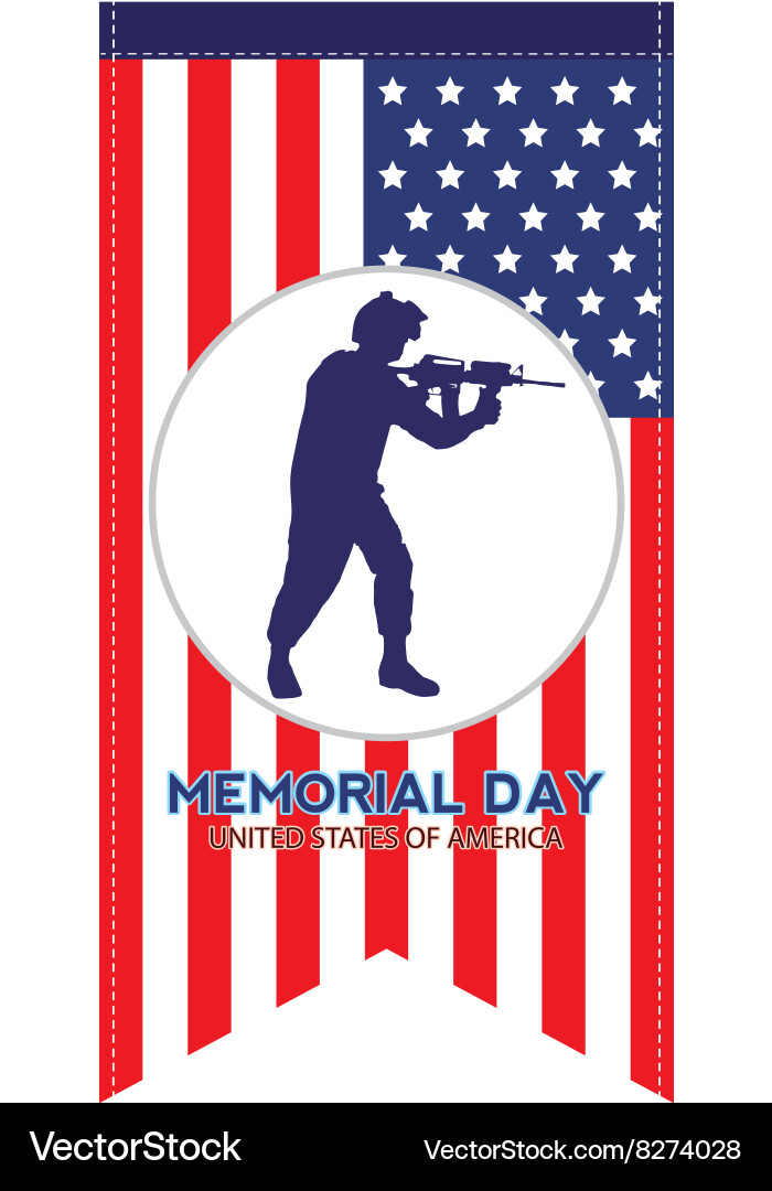 Memorial day Royalty Free Vector Image - VectorStock