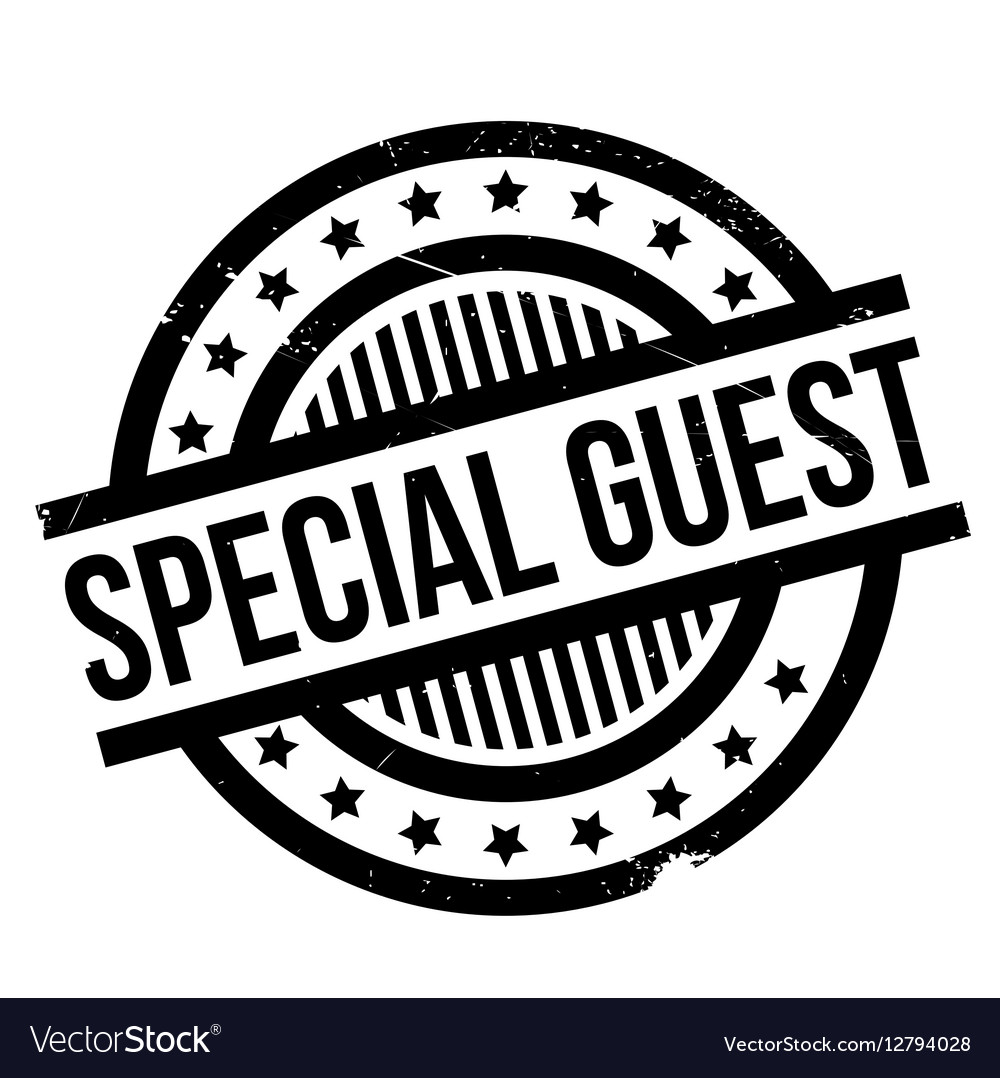 Special Guest rubber stamp Royalty Free Vector Image