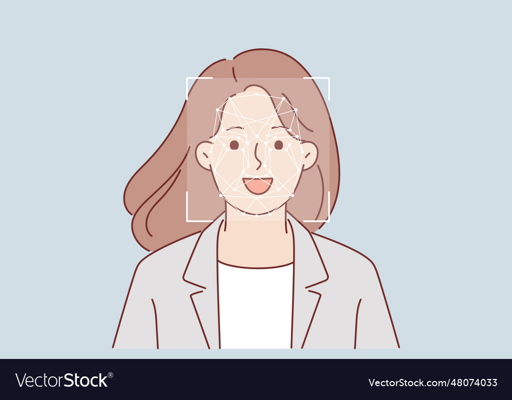 Biometric network for face recognition in front of