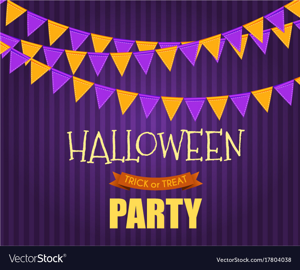 Halloween party background template