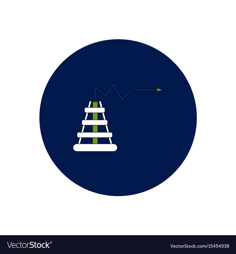 In flat design of oil rig