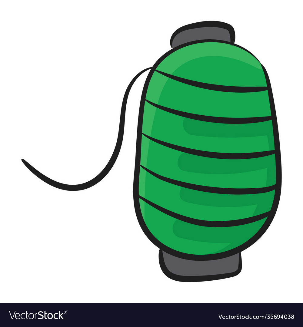 Thread spool Royalty Free Vector Image - VectorStock