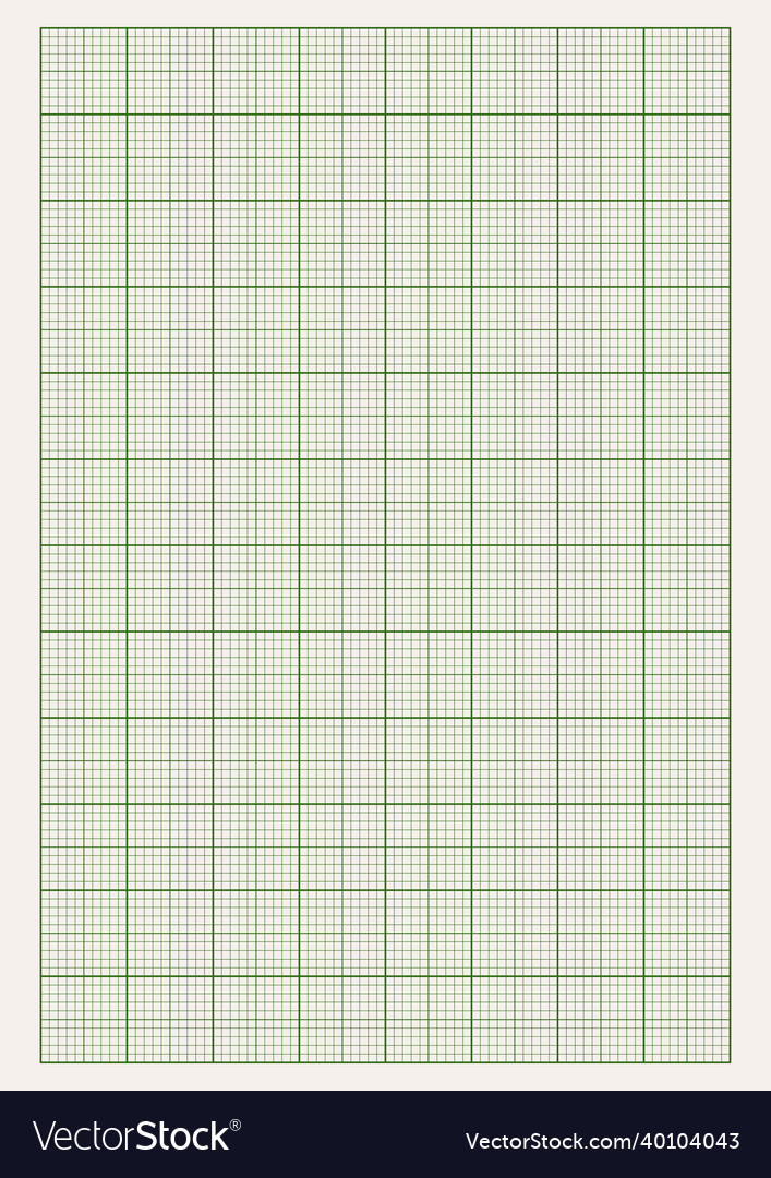 graph paper printable millimeter grid paper vector image