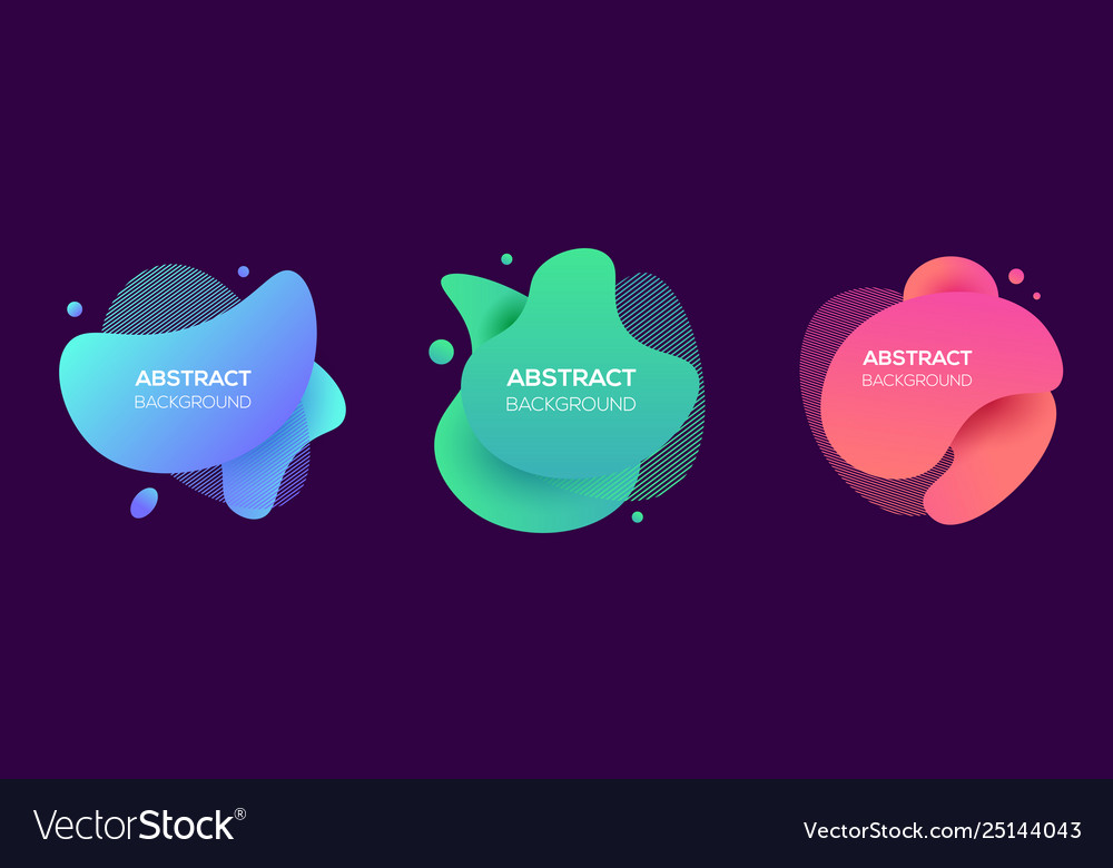 Modern futuristic cover elements set Royalty Free Vector