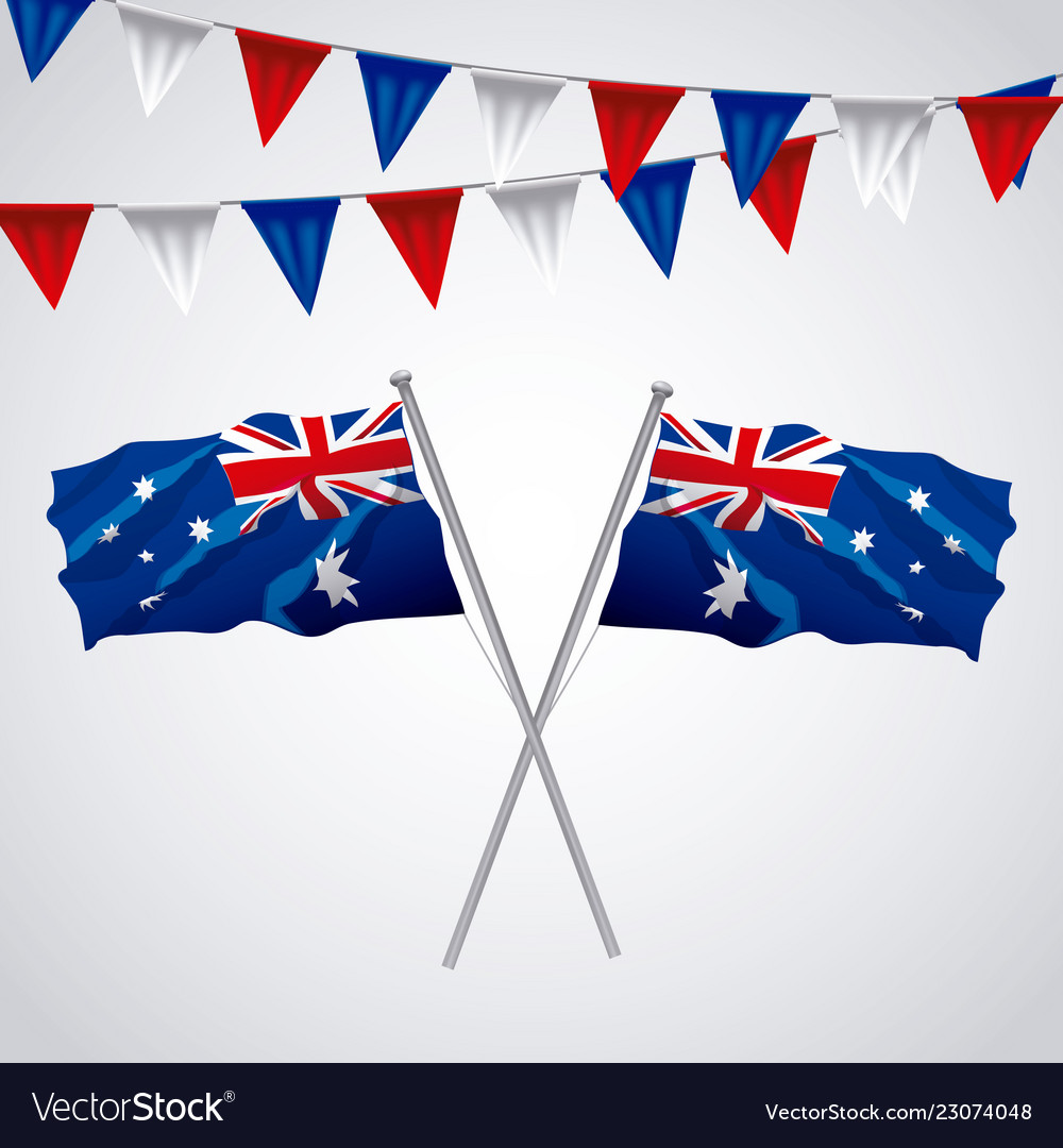 Happy australia day Royalty Free Vector Image - VectorStock