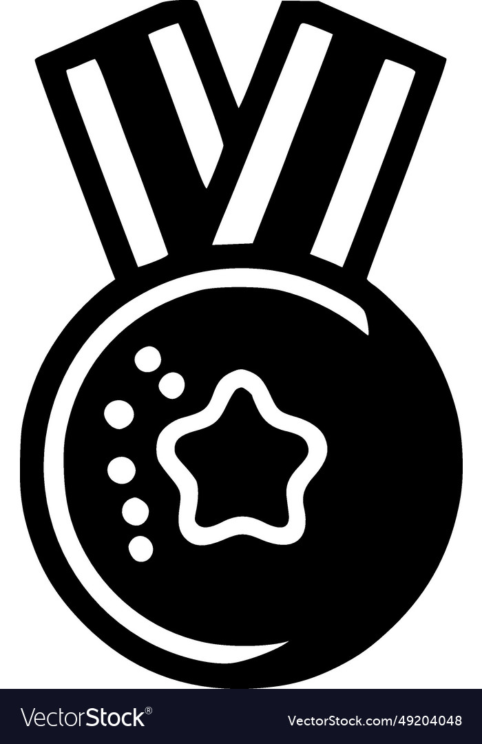 Medal - minimalist and simple silhouette