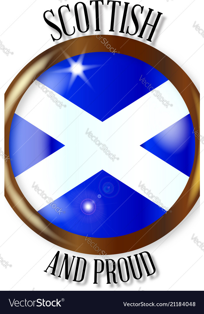 Scottish stolze Flagge Taste