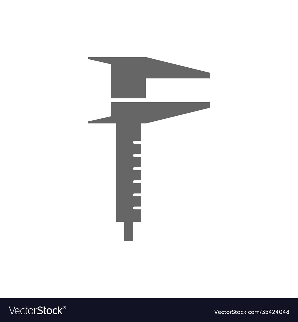 Set ruler tools icon engineering simple icon Vector Image