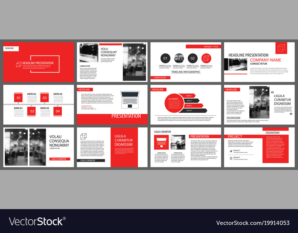 red-presentation-templates-for-slide-show-vector-image