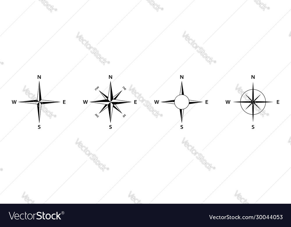 Set icons compass