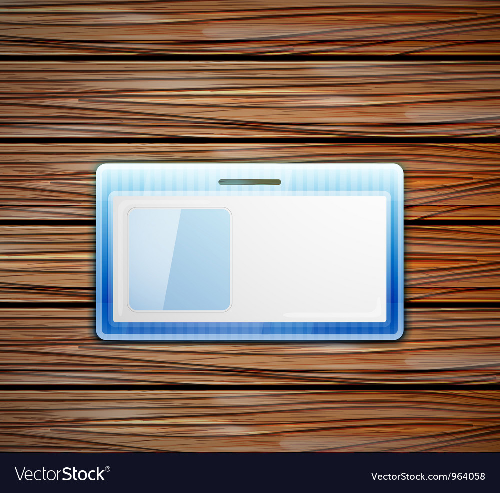 Empty id. Empty ID Card. ID значок.