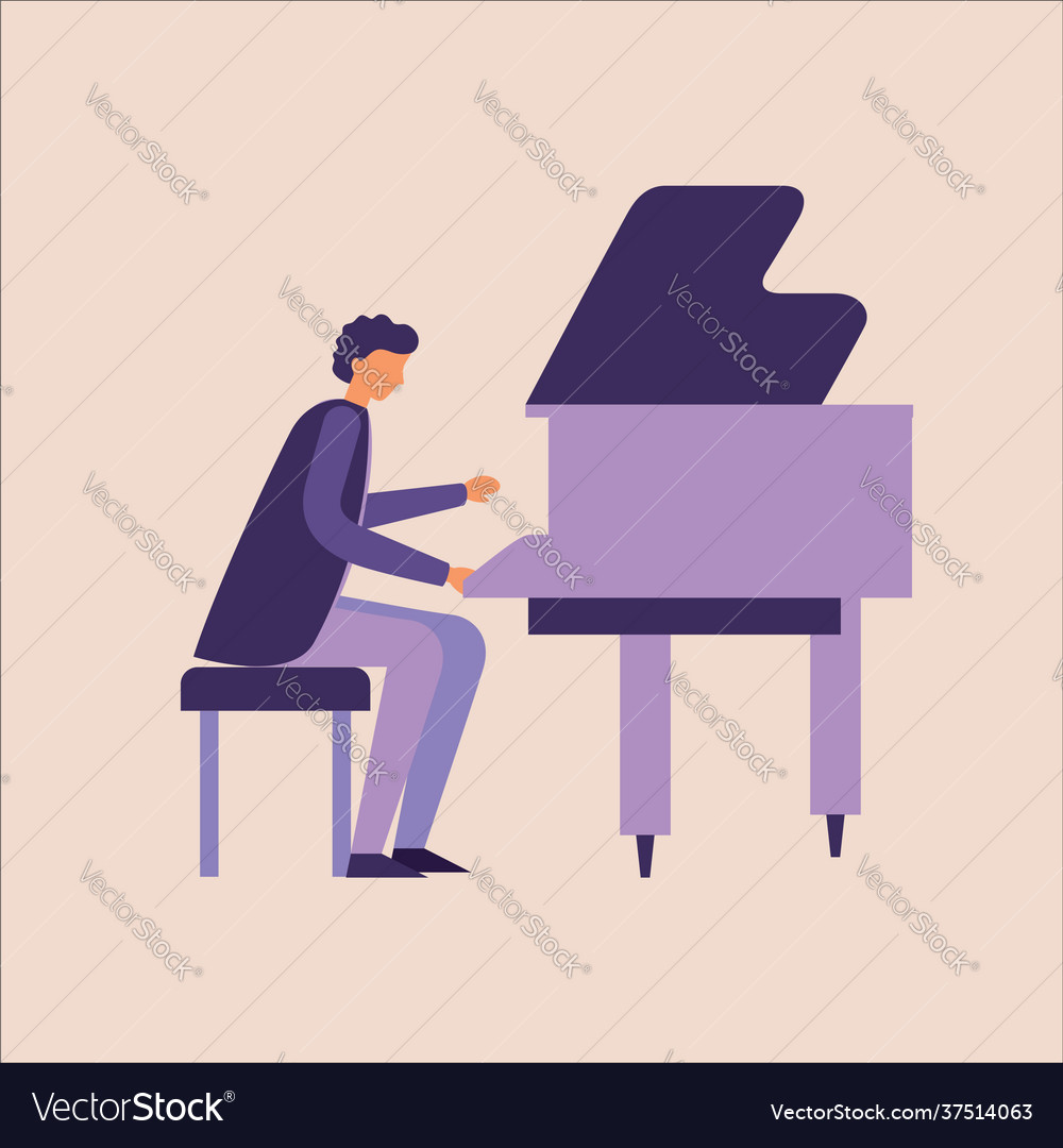 People playing instrument design Royalty Free Vector Image