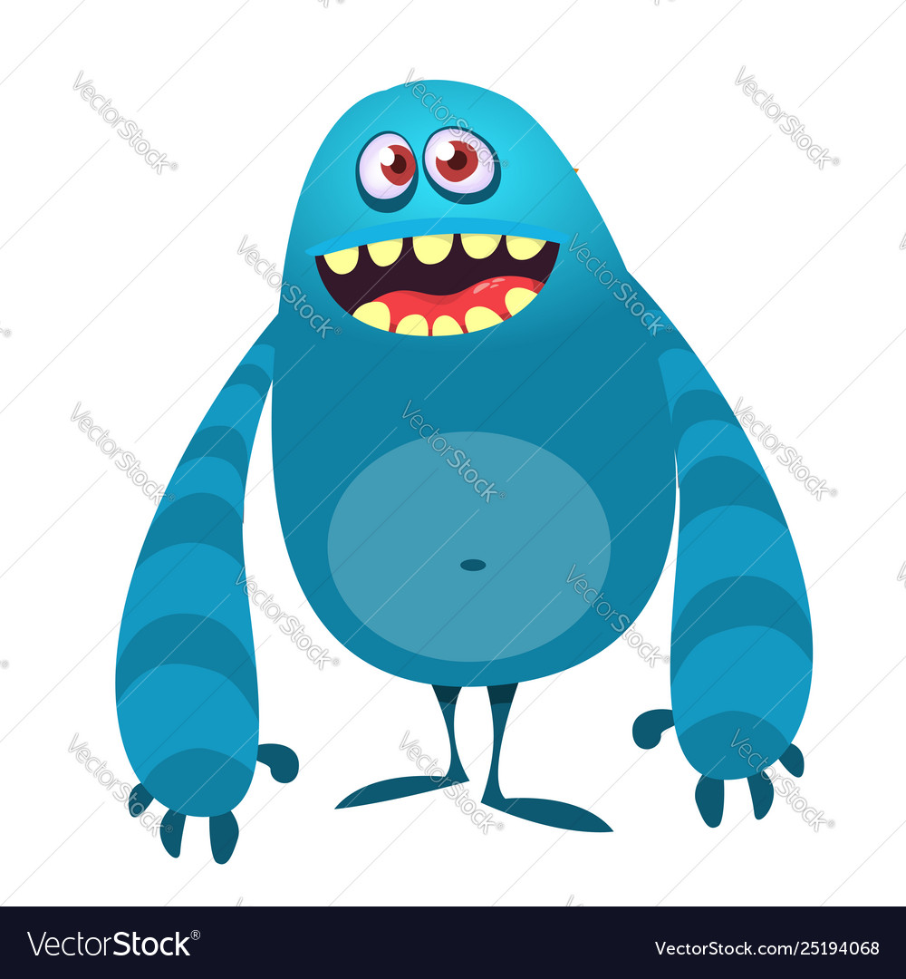 Cute cartoon monster Royalty Free Vector Image