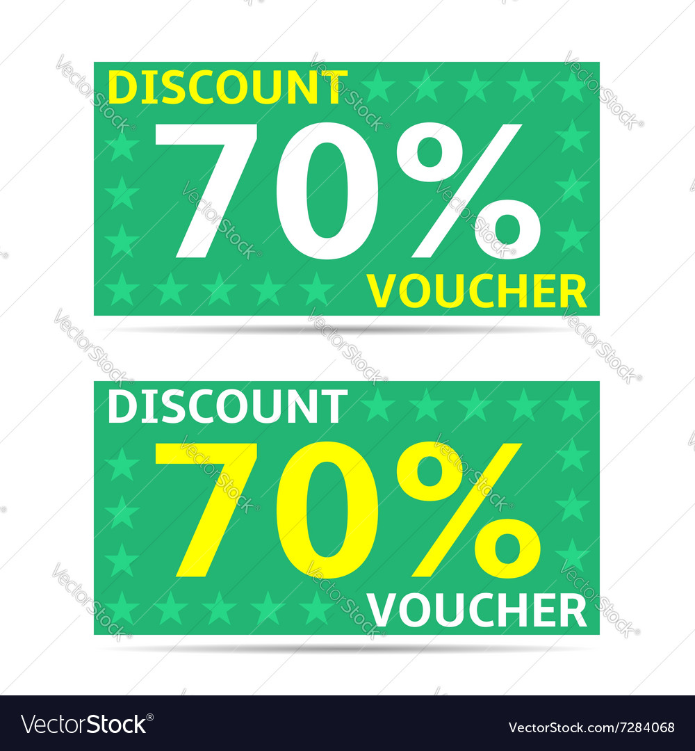 Discount voucher cards