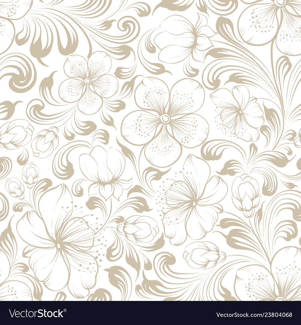 Marriage invitation seamless pattern Royalty Free Vector