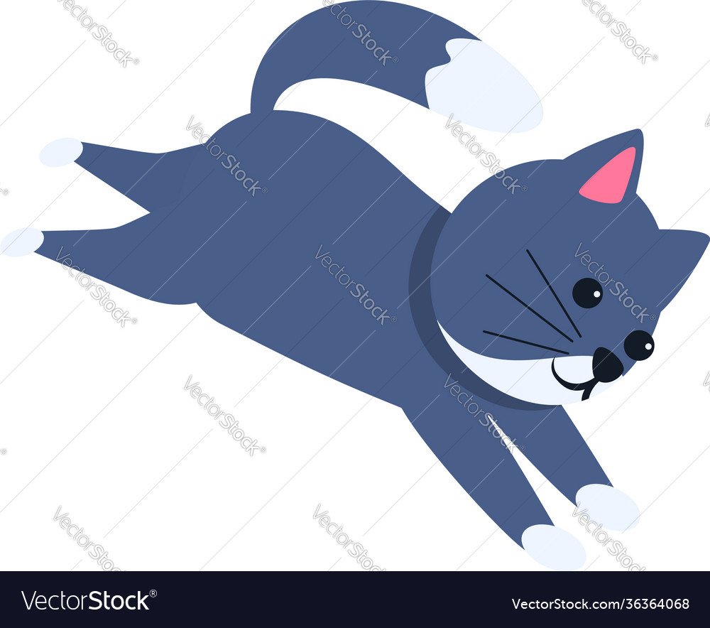 Playful cat vector Free Stock Vectors