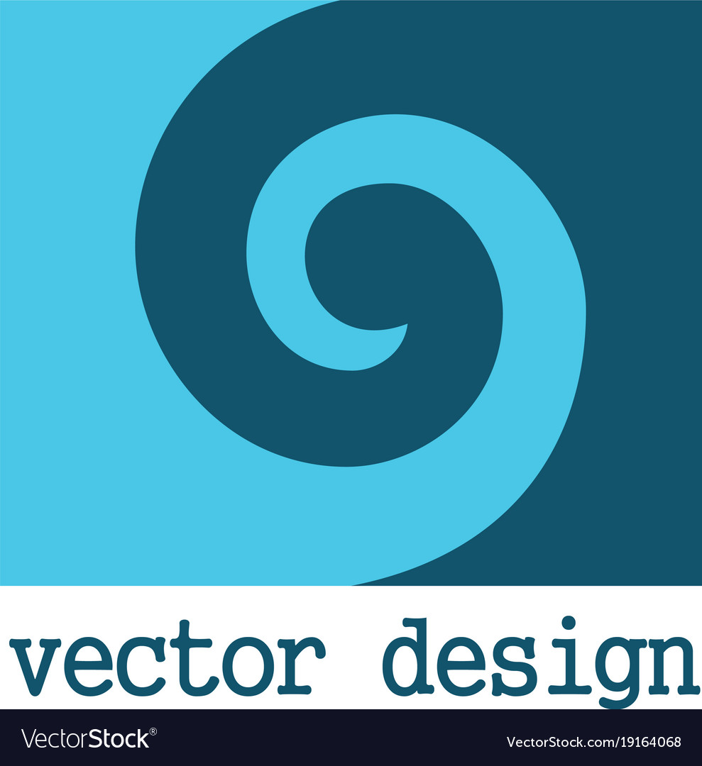 Square spiral logo