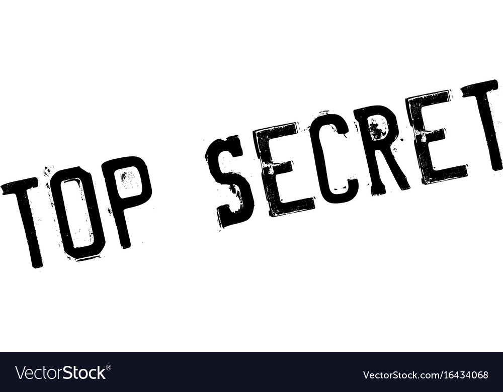 Top secret rubber stamp