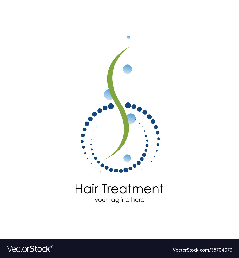 Hair treatments icon design template