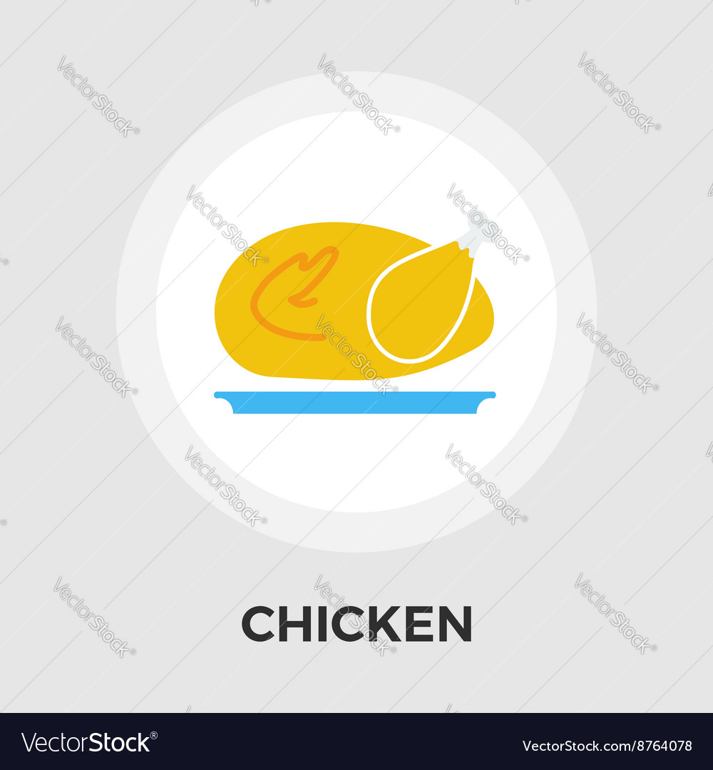 Chicken flat icon