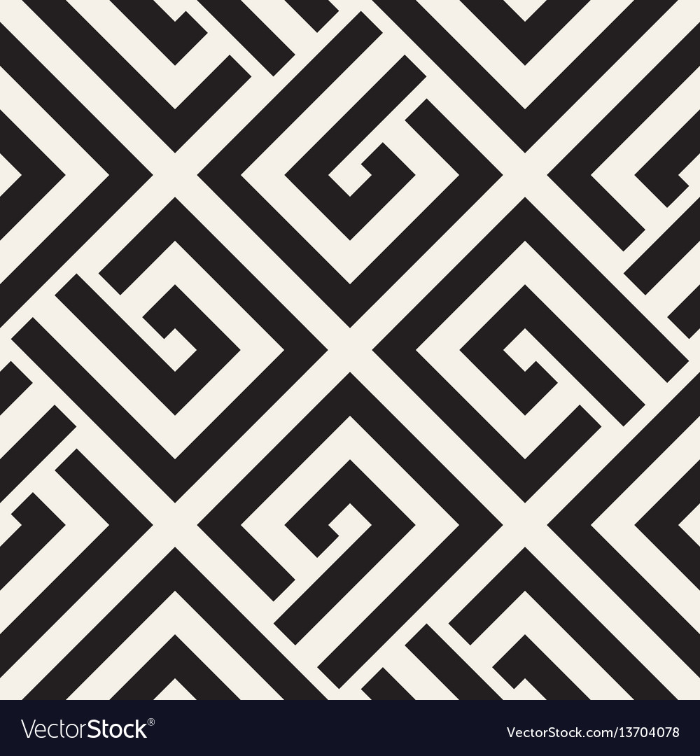 Repeating geometric stripes tiling