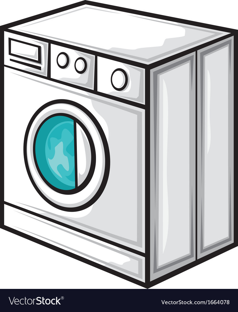 Washing machine Royalty Free Vector Image - VectorStock